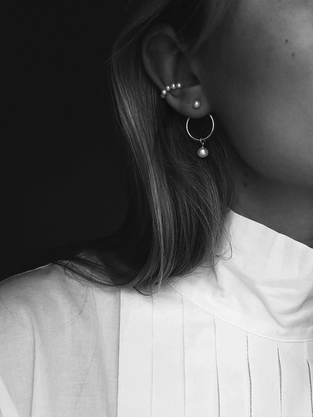 Oopearl Silver Ear Object
